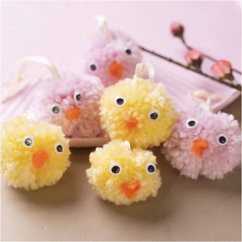 Mini Kreativ Set Pompons – Süße Küken selber basteln