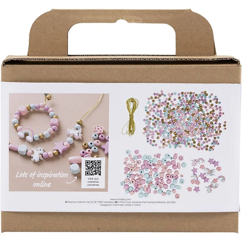 Mini Kreativ Mix Schmuck – Pastellfarbene Armbänder selber machen