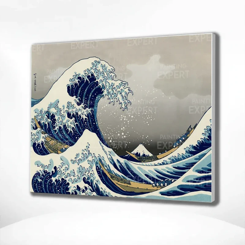 Malen nach Zahlen Die große Welle vor Kanagawa, Hokusai Japan