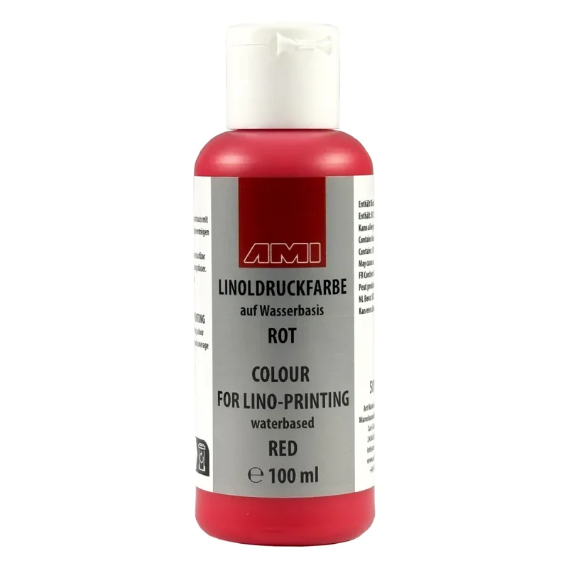 AMI Linoldruckfarbe (100ml) - rot