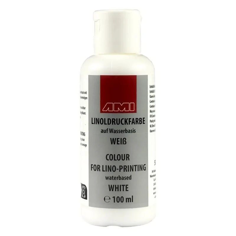 AMI Linoldruckfarbe (100ml) - weiß
