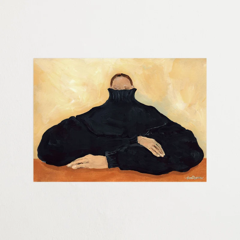 Black turtleneck