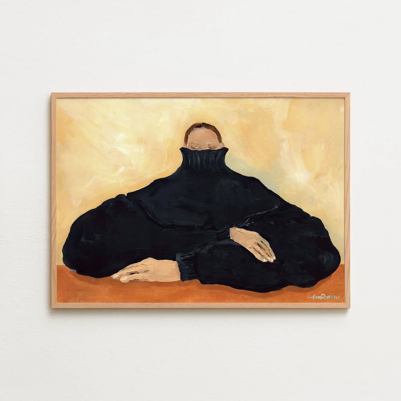 Black turtleneck