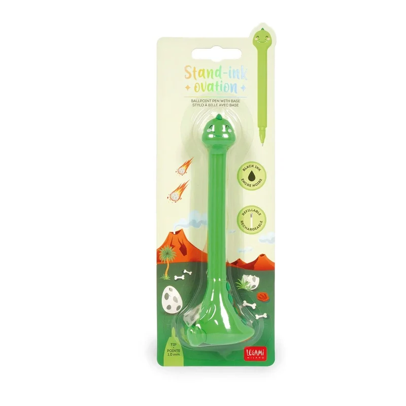 Stand-Ink Ovation - Kugelschreiber mit Standfuß Dino