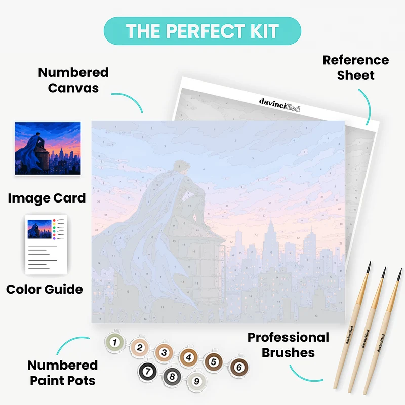 Guardian at Dusk - Paint by Numbers Kit