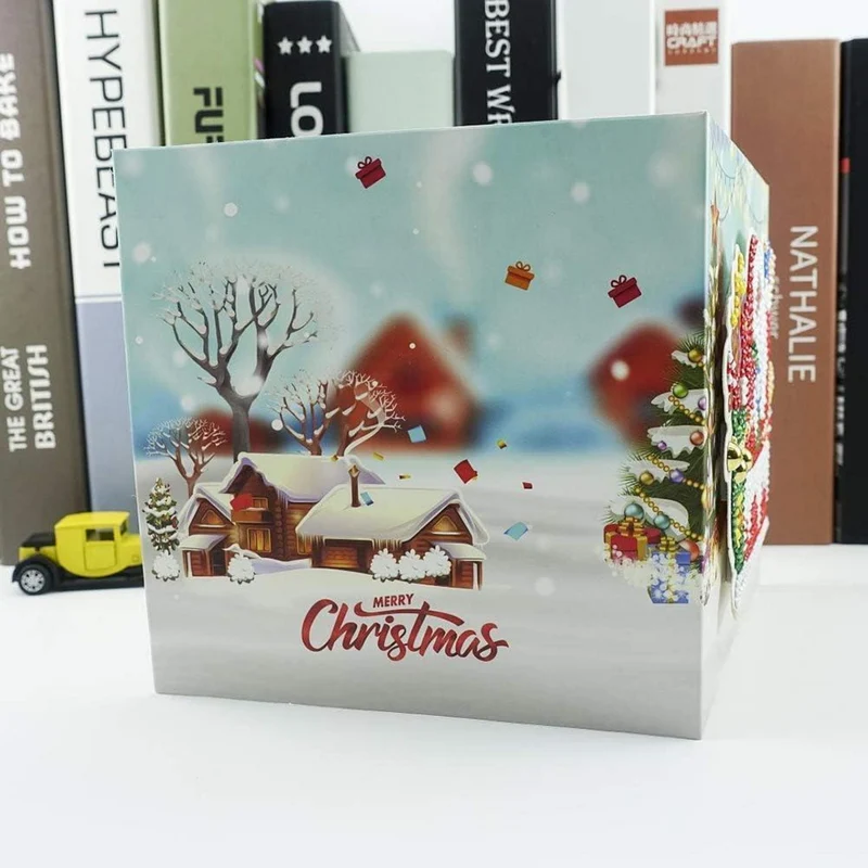 5D Diamant Weihnachtskarten – 8er Set DIY Grußkarten