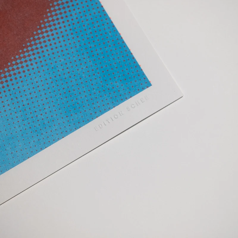 Bittergarnituur (DIN A3) | Edition SCHEE | Risographie