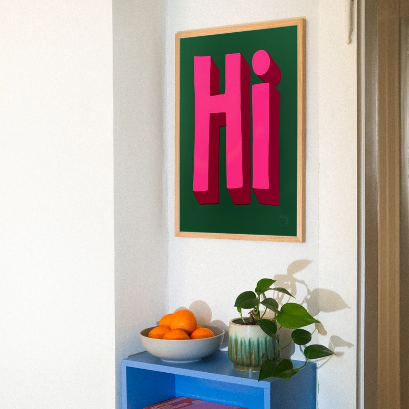 Hi (A2) | Edition SCHEE | Siebdruck