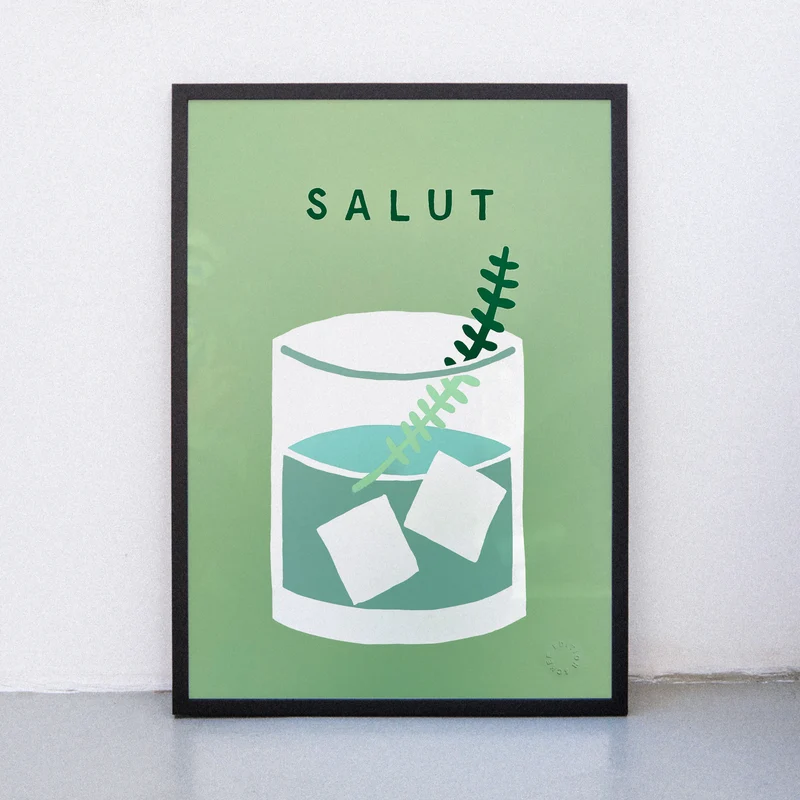Salut (A2) | Edition SCHEE | Siebdruck