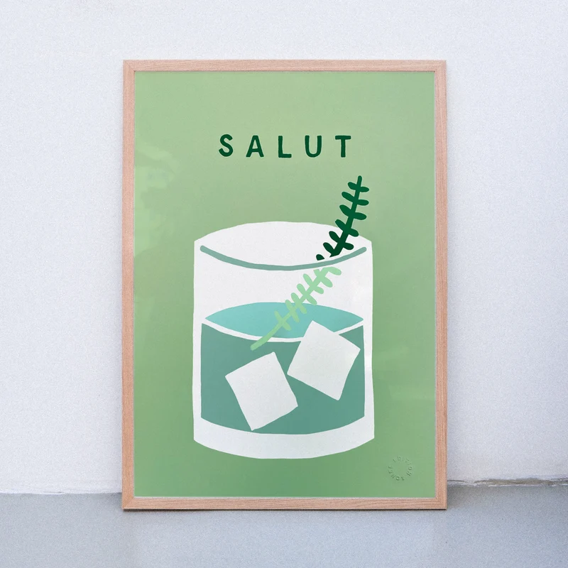 Salut (A2) | Edition SCHEE | Siebdruck