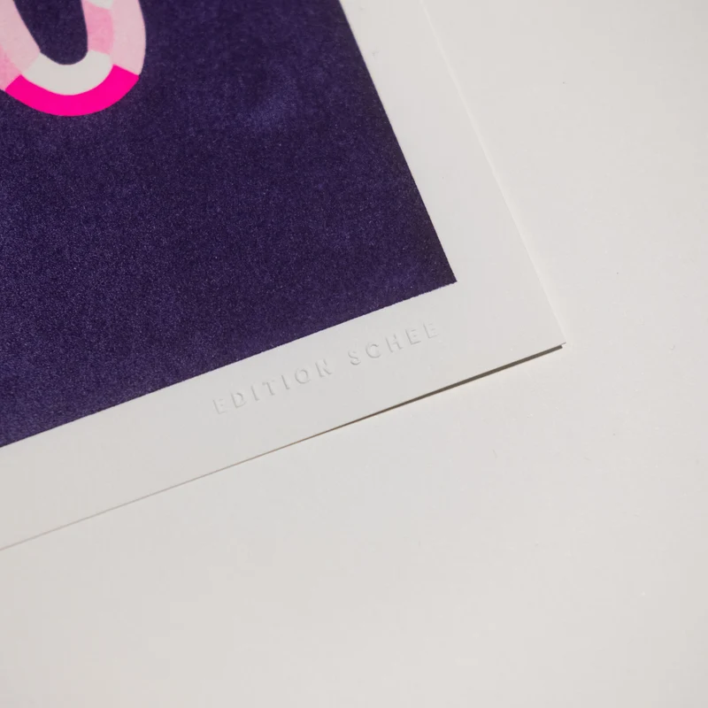 More Amor por favor (DIN A3) | Edition SCHEE | Risographie