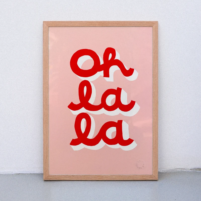 Oh La La (DIN A3) | Edition SCHEE | Siebdruck