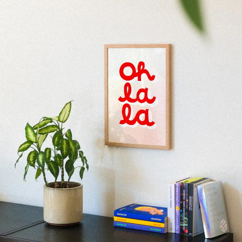 Oh La La (DIN A3) | Edition SCHEE | Siebdruck