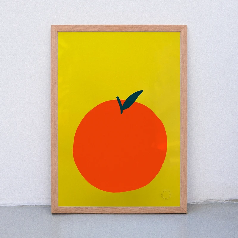 Mandarina (DIN A3) | Edition SCHEE | Siebdruck