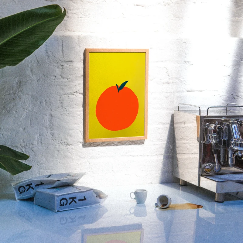 Mandarina (DIN A3) | Edition SCHEE | Siebdruck
