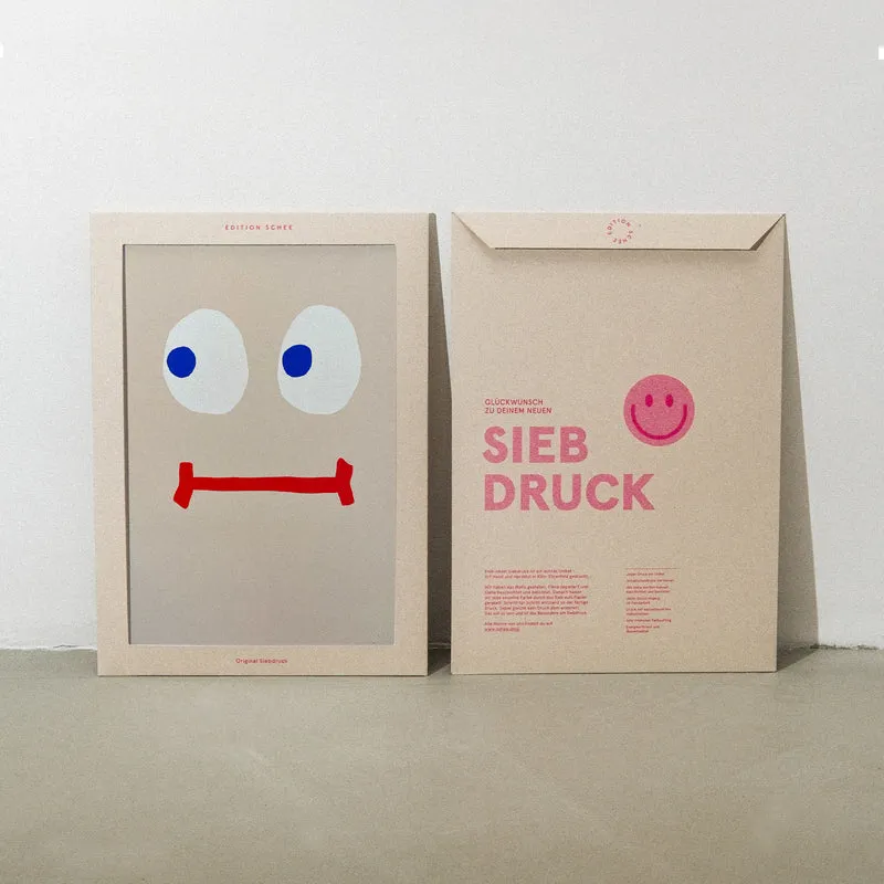 Face (DIN A3) | Edition SCHEE | Siebdruck