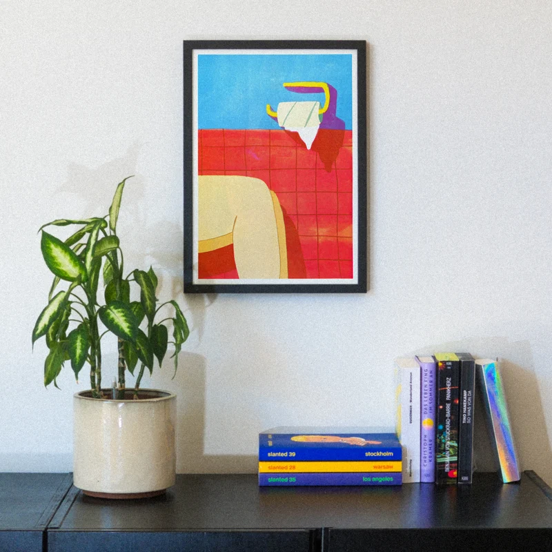 Snapshot 4 - On the Throne (DIN A3) | Edition SCHEE | Risographie