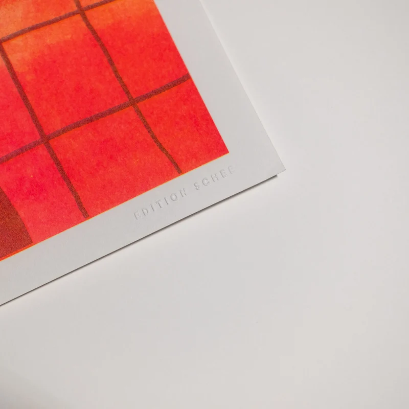 Snapshot 4 - On the Throne (DIN A3) | Edition SCHEE | Risographie