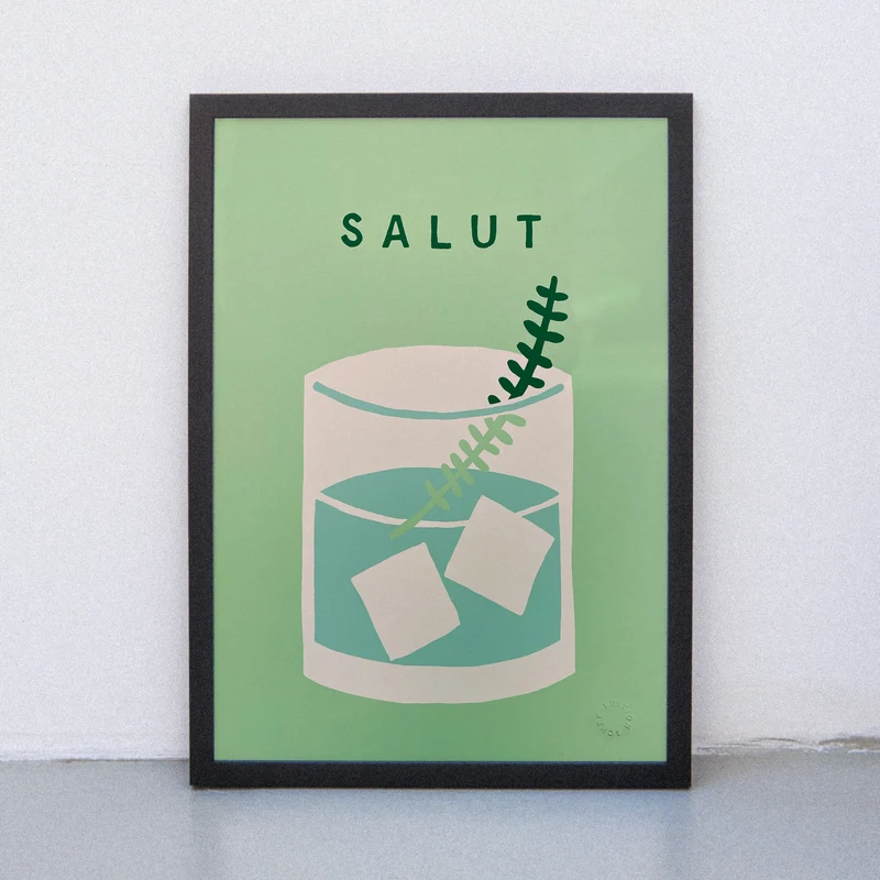 Salut (DIN A3) | Edition SCHEE | Siebdruck