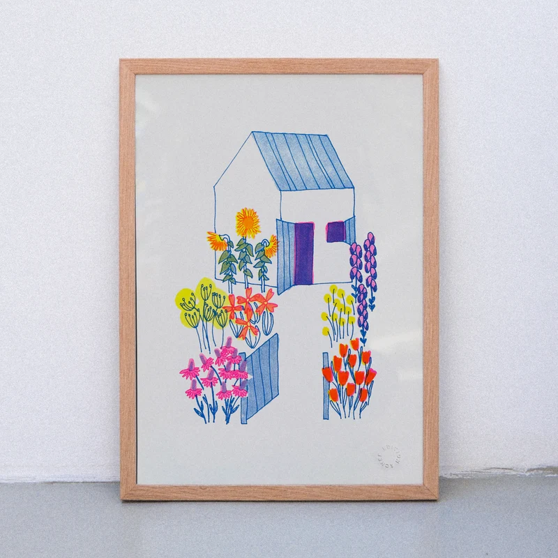 Tuintje (DIN A3) | Edition SCHEE | Risographie