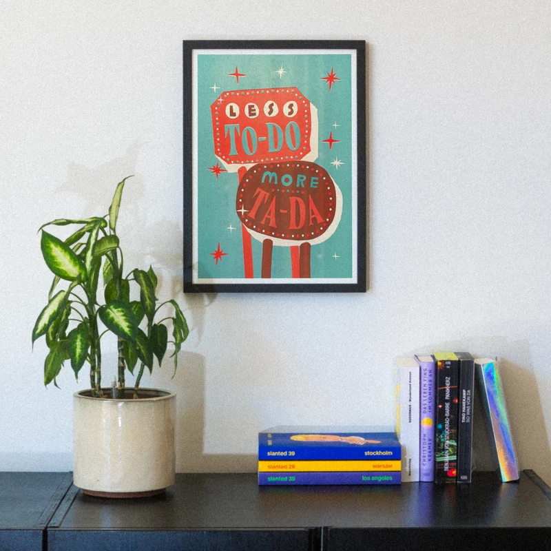 Less To Dos (DIN A3) | Edition SCHEE | Risographie