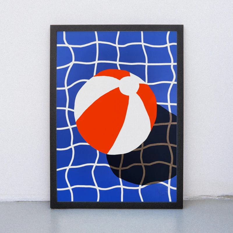 Wasserball (DIN A3) | Edition SCHEE | Siebdruck