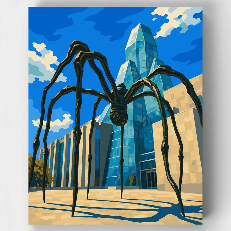 Maman Spider Sculpture - Paint by Numbers Kit