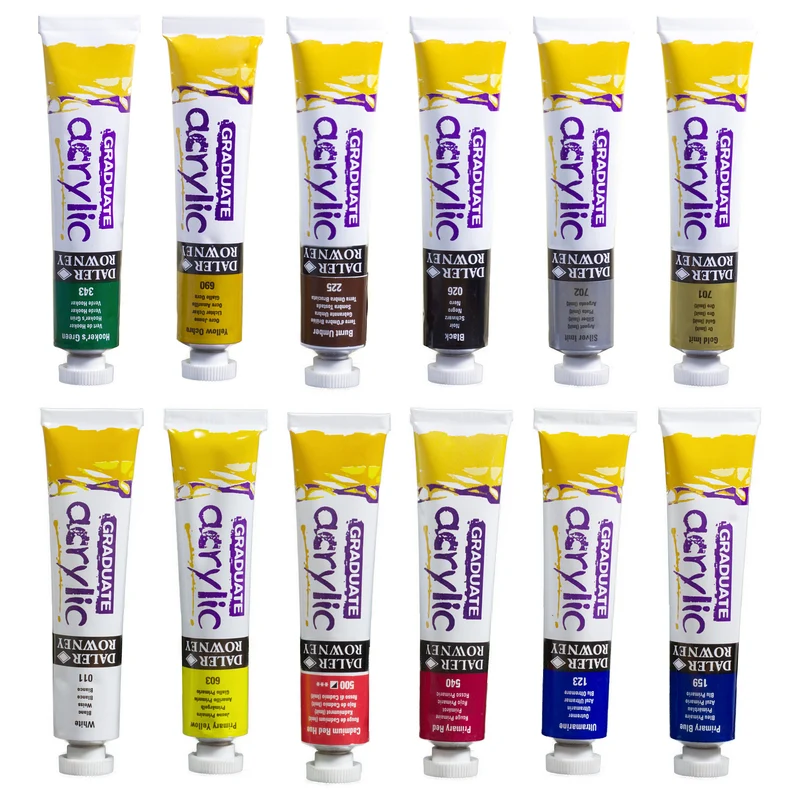 DALER ROWNEY Graduate set di colori acrilici