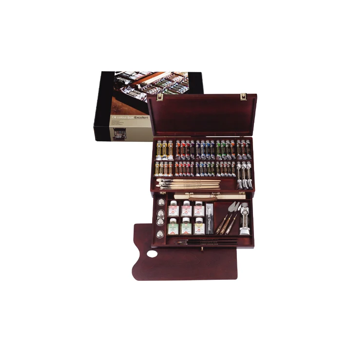 Маслени бои Rembrandt box excellent - 41 бои + аксесоари