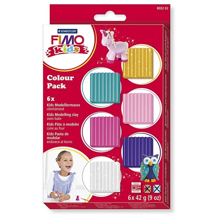 Маса за моделиране за деца FIMO - 6 х 42 гр