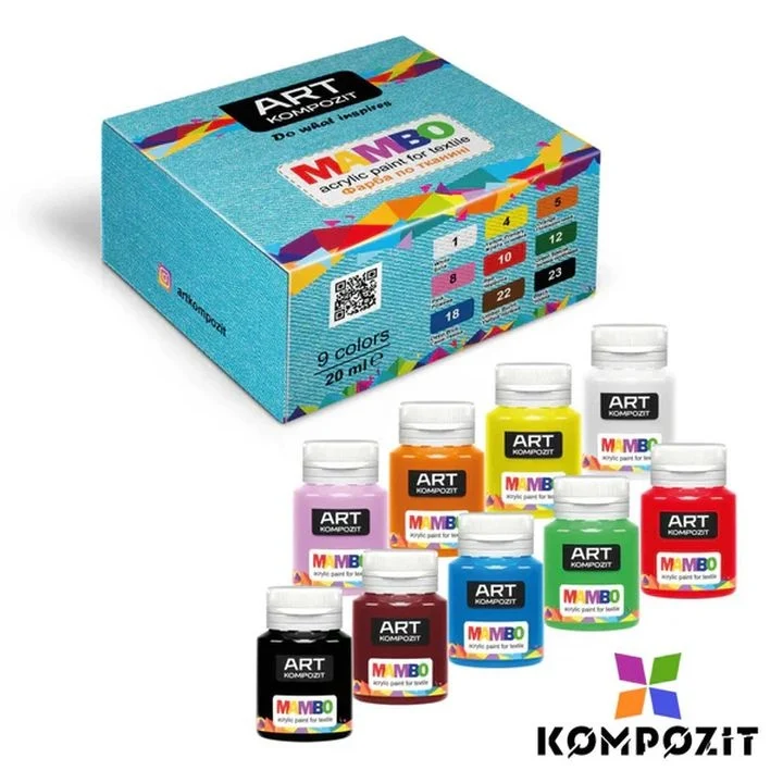 MAMBO Kompozit комплект от цветове за текстил и кожа