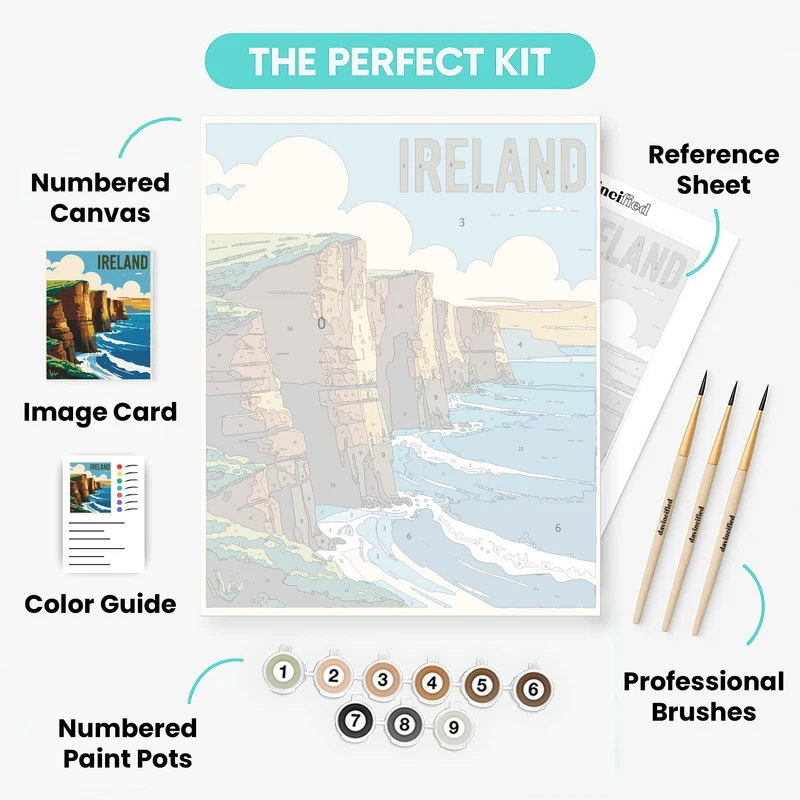 Ireland - Paint by Numbers Kit