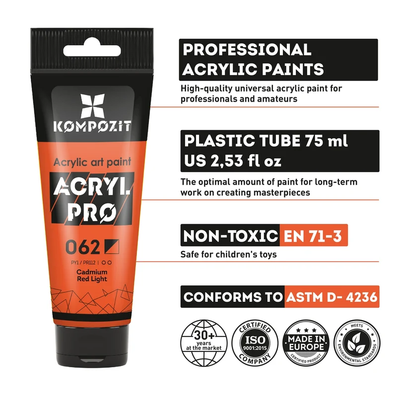 Акрилна боя ACRYL PRO ART Kompozit 75 ml