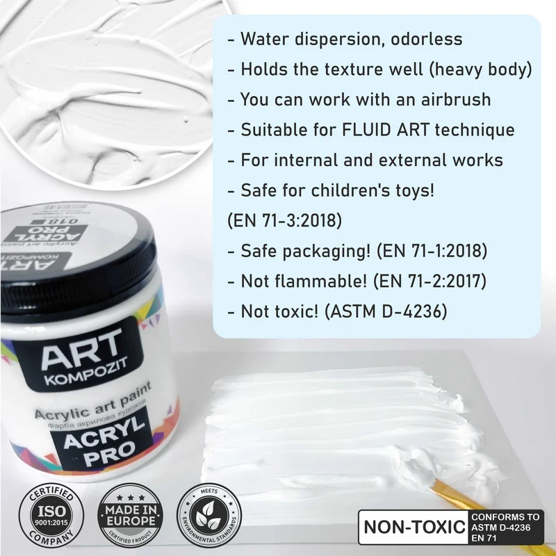 Акрилна боя ACRYL PRO ART Kompozit 430 ml