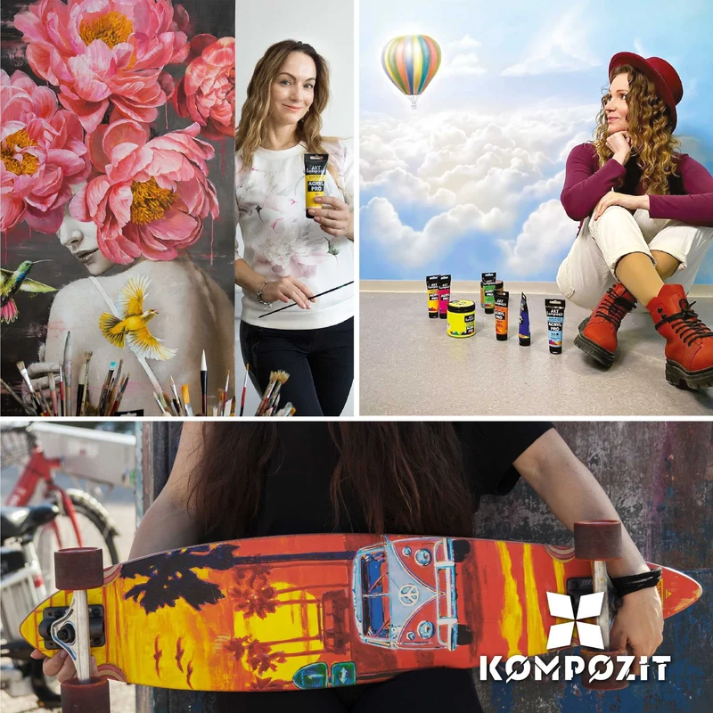 Акрилна боя ACRYL PRO ART Kompozit 430 ml