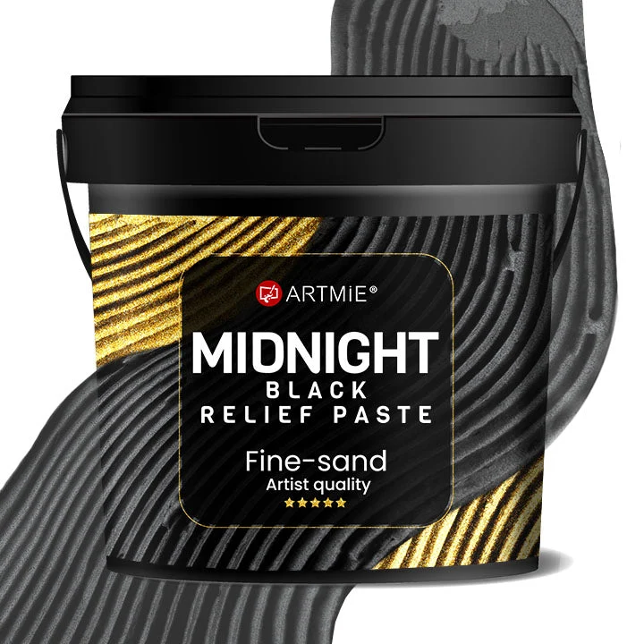 3D черна релефна паста ARTMIE Midnight