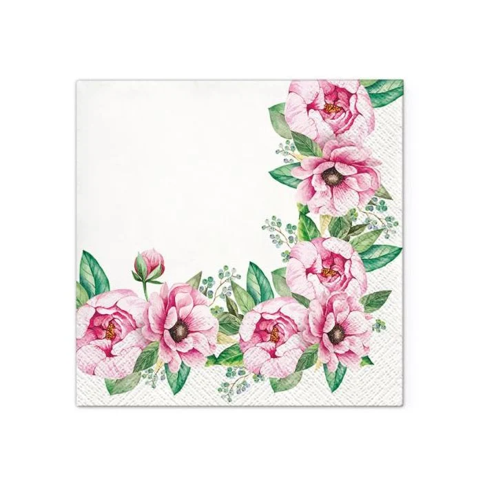 Декупажни салфетки - Floral Border - 1бр.