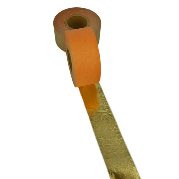 Златни метални резени на руло 2,5 cm x 50 m