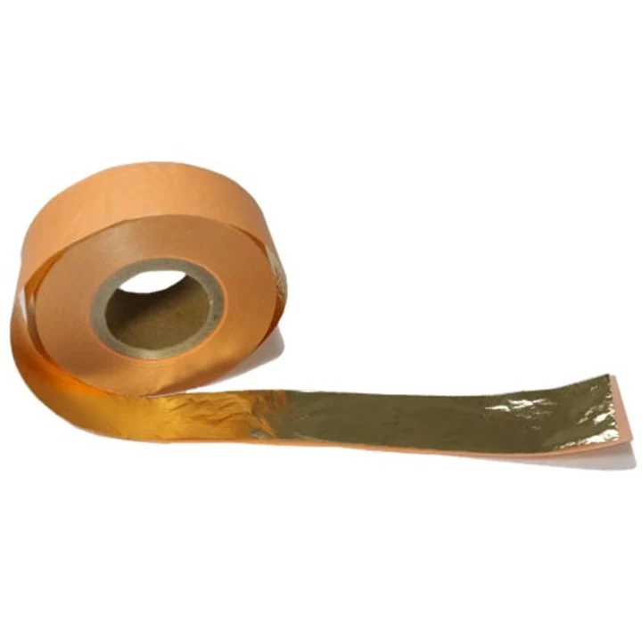 Златни метални резени на руло 2,5 cm x 50 m