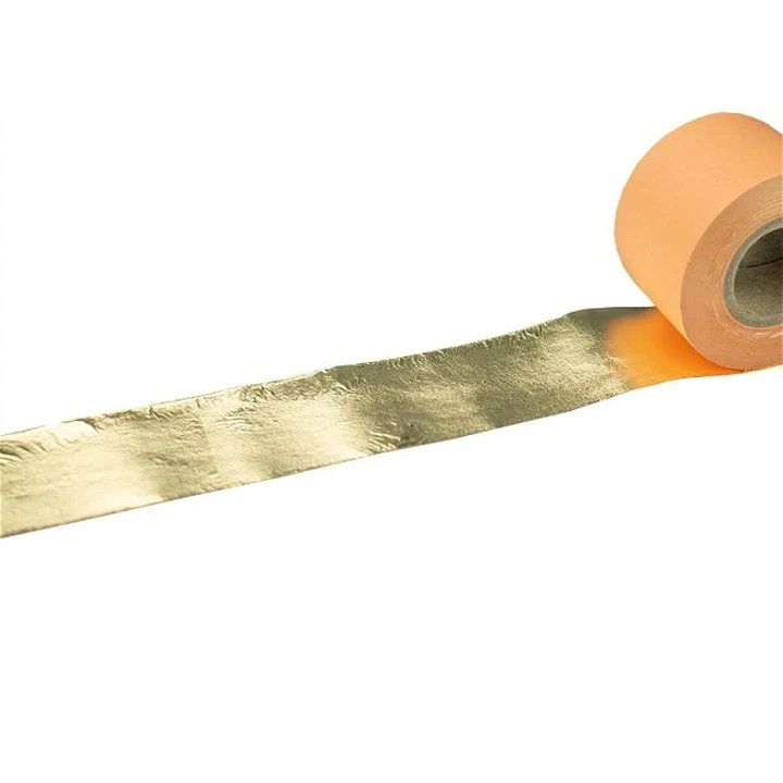 Златни метални резени на руло 2,5 cm x 50 m