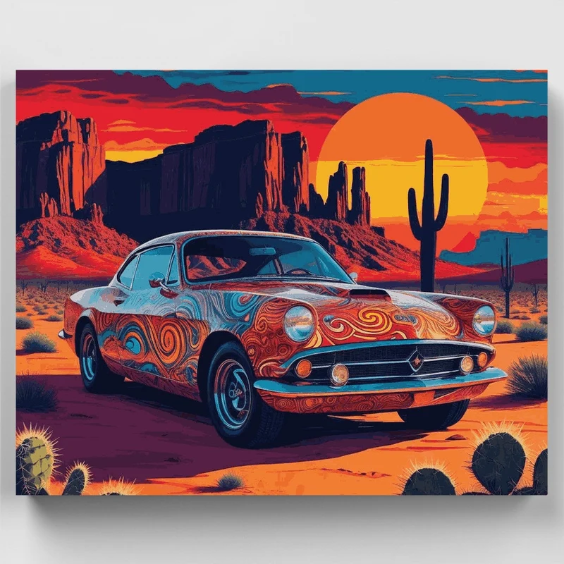 Desert Sunset Classic - Paint by Numbers Kit