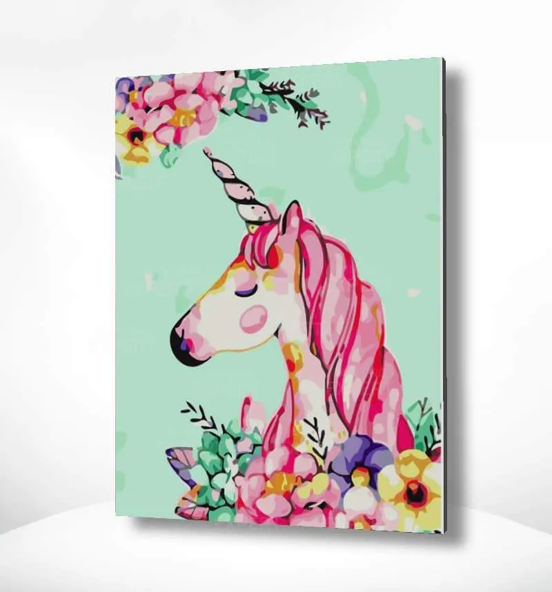Malen nach Zahlen Einhorn