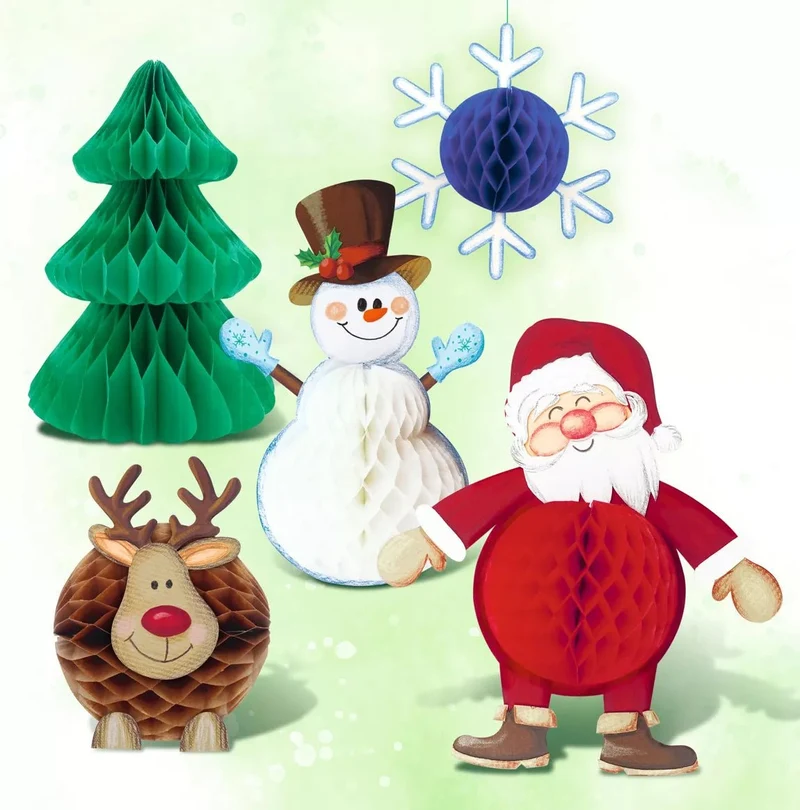 URSUS - Wabenpapier Weihnachten Bastelset