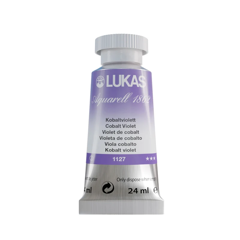LUKAS Aquarell 1862 (24ml Tube) - Kobaltviolett 1127