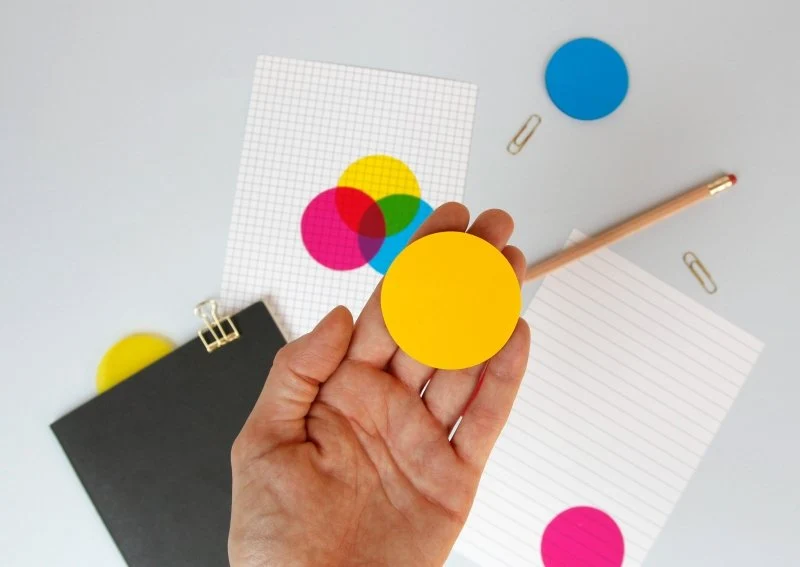 CMYK transparente Haftnotizen 🎨