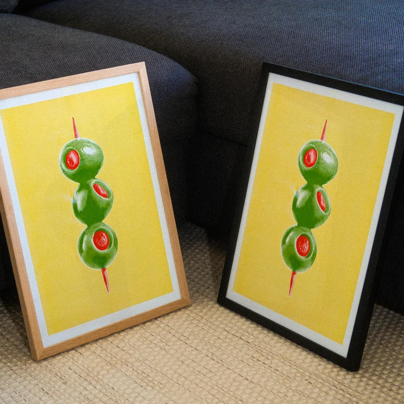 Aceitunas (DIN A3) | Edition SCHEE | Risographie
