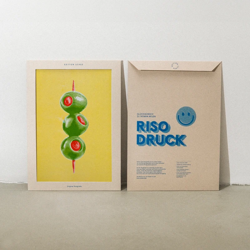 Aceitunas (DIN A3) | Edition SCHEE | Risographie
