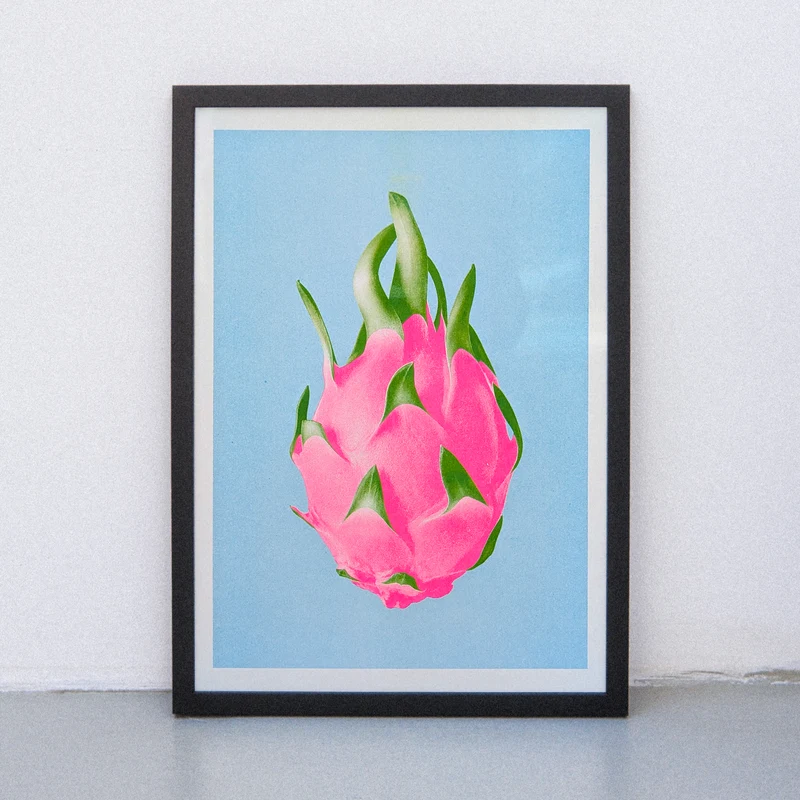 Dragonfruit (DIN A3) | Edition SCHEE | Risographie