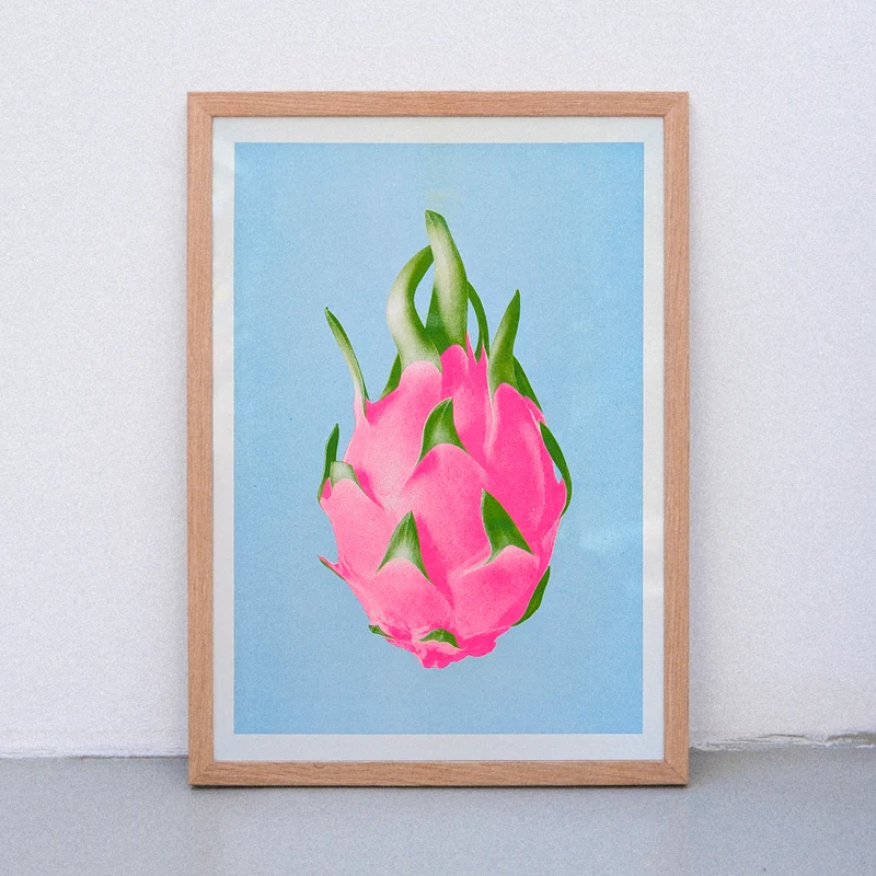 Dragonfruit (DIN A3) | Edition SCHEE | Risographie