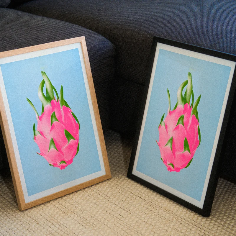 Dragonfruit (DIN A3) | Edition SCHEE | Risographie